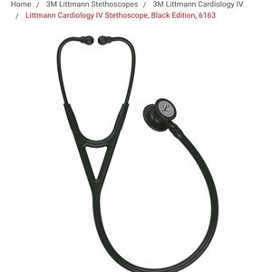 Littmann Cardiology IV Stethoscope, Black Edition
